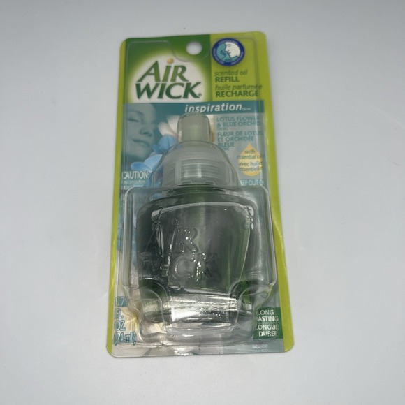 Air Wick Scented Oil  Fragrance Refill Lotus Flower Blue Orchid RARE- NOS - Picture 1 of 5